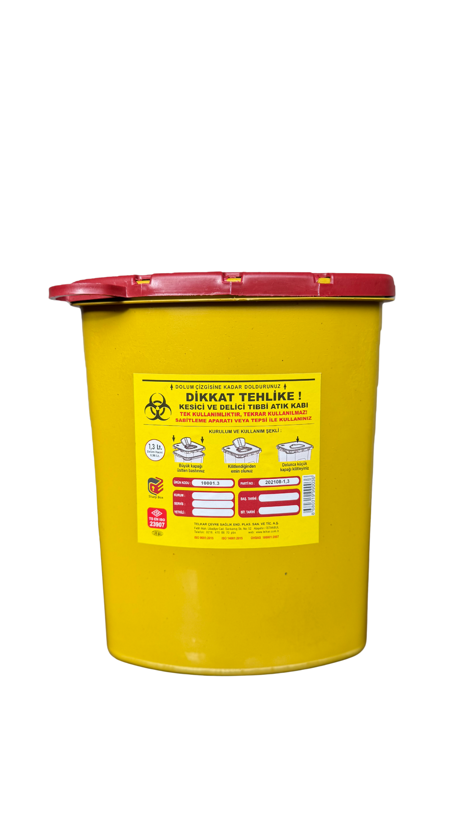 Kesici Delici Atık Kabı